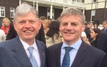 The Rt. Hon. Bill English, Prime Minister of New Zealand, with Ambassador Vogelsanger © FDFA